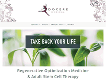 Tablet Screenshot of doceremedical.com